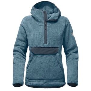 The north face women’s blue campshire fleece sweater jacket size small‎ EUC